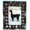 Llama fur rug, rectangular, 38KB